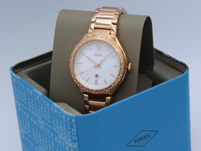 Fossil Riley Fossil Damenuhr Strass Am4508 Sm Rd