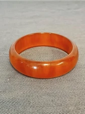 Bakelite Orange Test Simichrome Bracelet