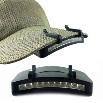 Durable Hands-Free Cap Light, Battery Powered LED for Work Sites & Basements