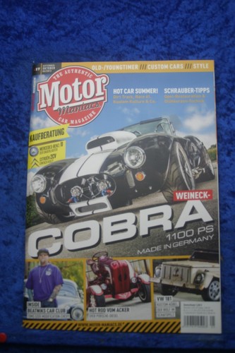 Motor Maniacs 5/12 Nr.17 VW 181 Wineck Cobra Citroen 2CV Mercedes /8