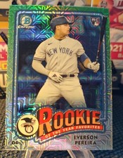 2024 Bowman Chrome Everson Pereira Rookie Of The Year Favorites Green RC #ROY-15