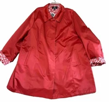 Dennis by Dennis Basso Reversible Coat Terracotta Size 3X-NWT