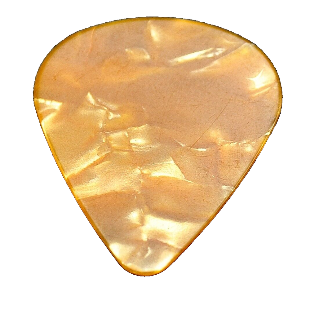 40 New Light Orange Pearloid Guitar Picks Medium Thick  Celluloid No Logo