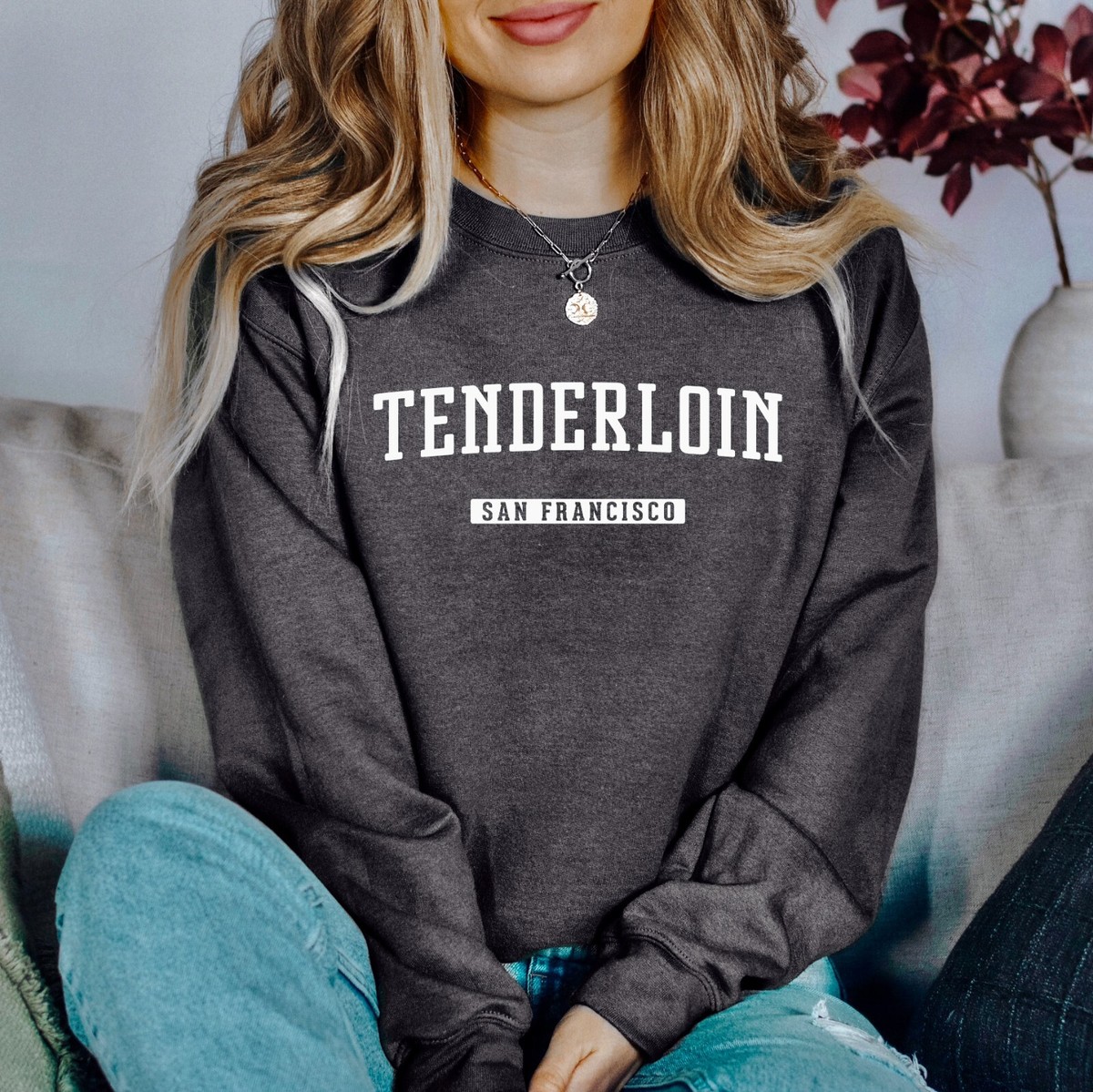 Tenderloin Sweatshirt | Tenderloin San Francisco Crewneck