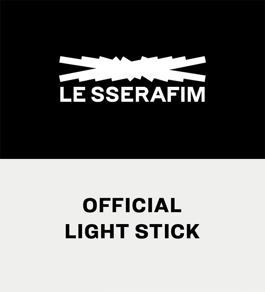 LE SSERAFIM OFFICIAL LIGHT STICK w Strap, Bag, Tracking FANLIGHT