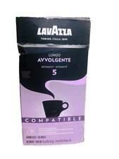 Lavazza Avvolgente Lungo Coffee Capsules - Pack of 10 Count - Damaged Box