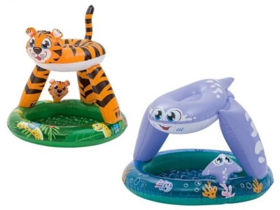 Tiger and Stingray Toddler Inflatable Pool 18 months and Up