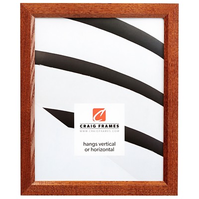Craig Frames .8'' Wide Modern Medium Brown Wood Picture Frames & Poster Frames
