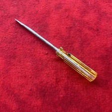 VINTAGE SLOTTED 6.5 SCREWDRIVER CLEAR YELLOW ...