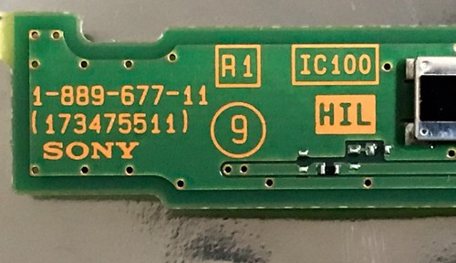 IR REMOTE CONTROL SENSOR 1-889-677-11 SONY KDL-40R483B KDL-32R413B KDL-32R433B - Picture 3 of 4