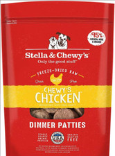 Stella  Chewy's Chewy's Chicken Dinner Patties Freeze Dried Raw Dog Food 25-oz