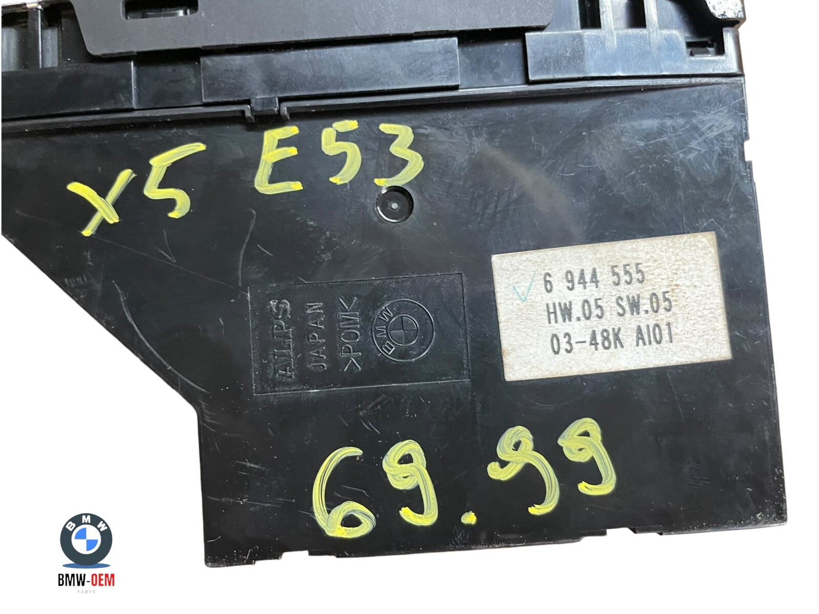 BMW X5 Series E53 Windows and Mirrors Switch Controller Power Fold 
