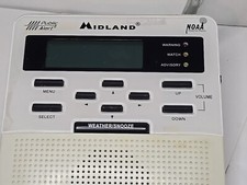 Midland WR-100 NOAA Weather Radio Battery Backup Capable NO CORD 