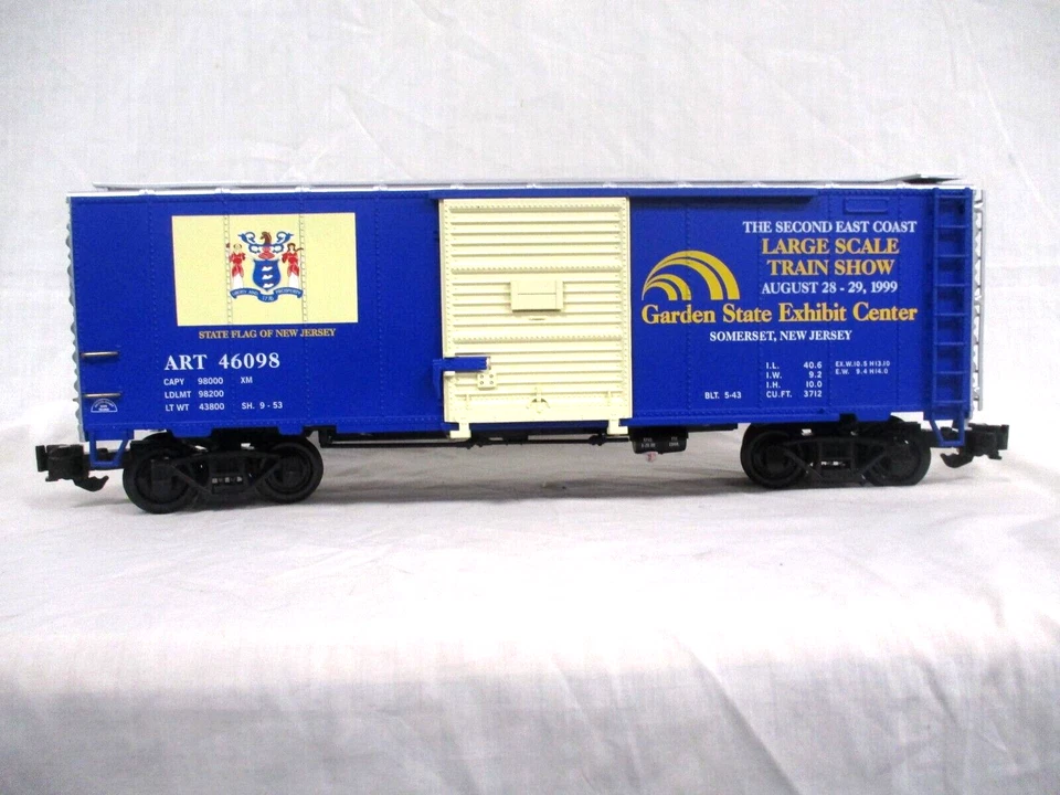 Aristo Craft ART-46098 1999 East Coast Large Scale Show Steel Box Car - Image 2 of 4