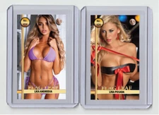 Lina Posada rare MH Flag Leaf #'d x/3 Tobacco card no. 426