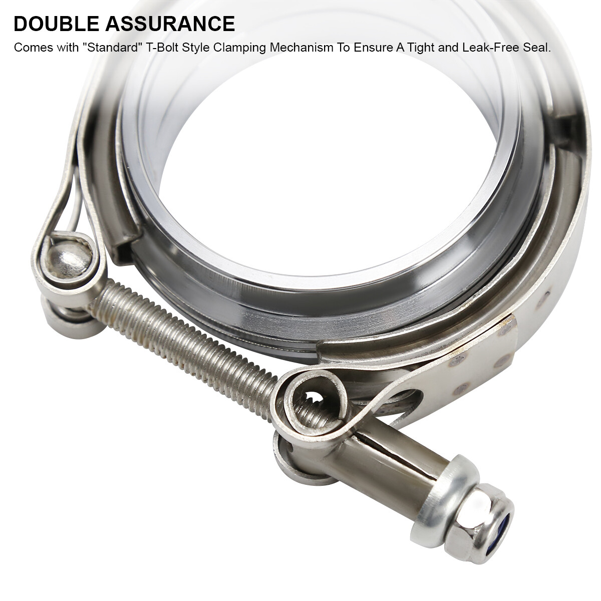 3inch V-Band Clamp &304 Stainless Steel flange kit Vband for Exhaust Downpipe X2