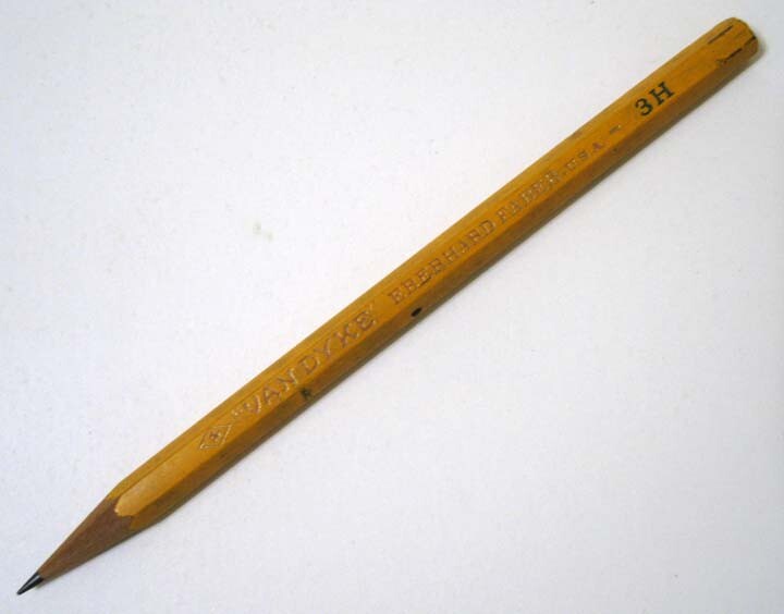 Eberhard Faber ® VAN DYKE 3H Lead Pencil - Antique | eBay