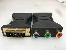 DVI-I Male to HDTV [RGB] Video Component Adapter supports Xbox 360 