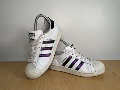 adidas superstar purple stripes