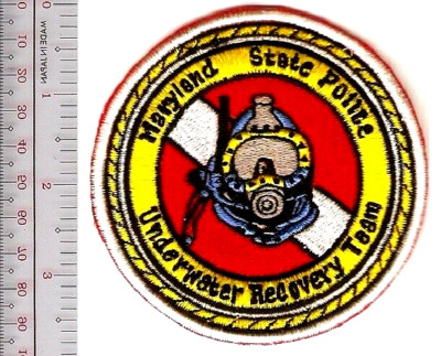 Maryland State PD Diver Underwater Search & Recovery SAR Scuba Diving NO TARIFF
