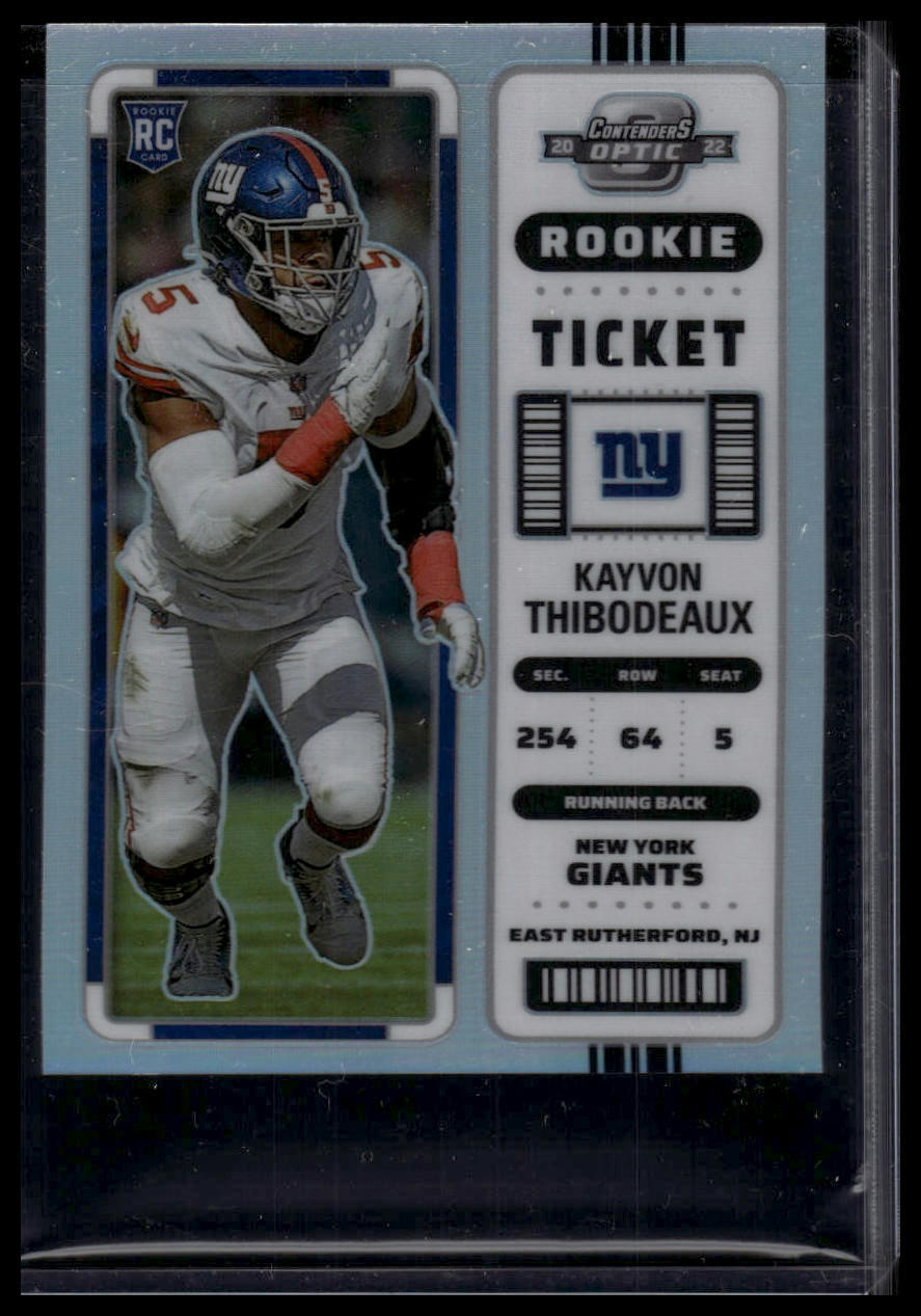 2022 Panini Contenders Optic #74 Kayvon Thibodeaux Silver Rookie RC
