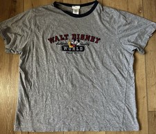 Vtg Walt Disney World 1971 The Original Mickey Mouse Patch T-shirt Gray Sz XXL