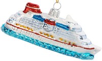 Sikora BS808 Kreuzfahrtschiff Christbaumschmuck Glas Weihnachtsbaum AnhäNger