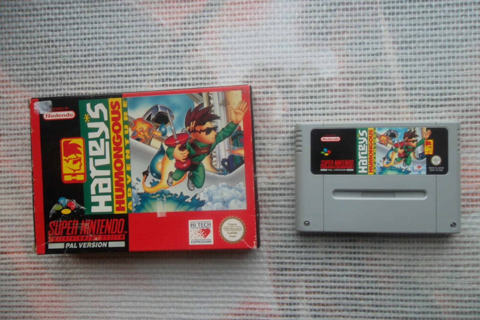 Jeu Super Nintendo / Snes Game Harley's Humongous adventure + boite  noe PAL