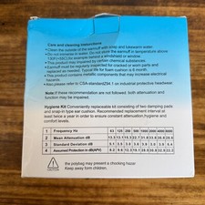 Happy Baby Safety Noise Reduction Ear Muffs Hearing Protection Blue New