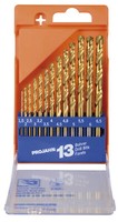 Projahn Spiralbohrer Set 13Tlg HSS-G Tin Din 338 1,5-6,5 Mm 67029 Stahl Alu Holz