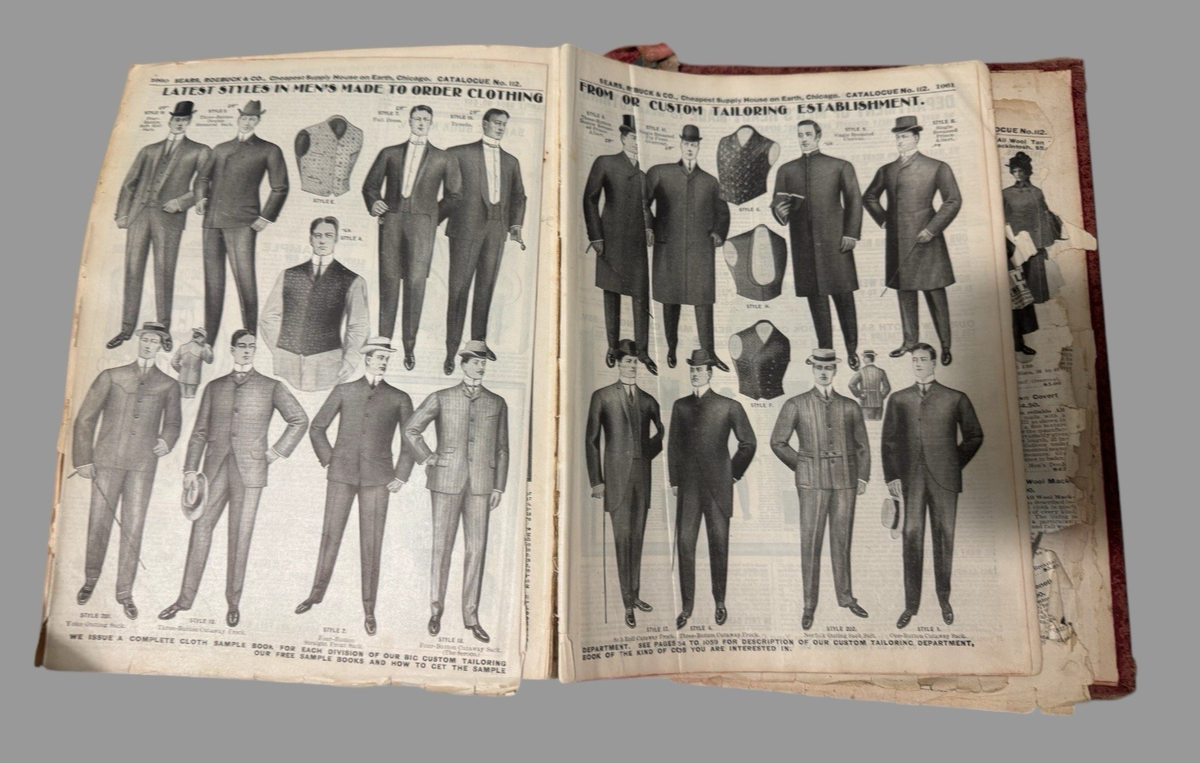 Vintage Sears Roebuck & Co. Catalog 112 Great Early 1900s