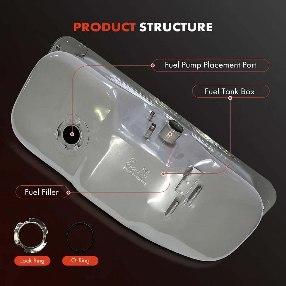Nwe16 Gallons Fuel Tank for Nissan 720 1983 1984 1985 1986 4WD Four Wheel Drive - Image 2 of 4
