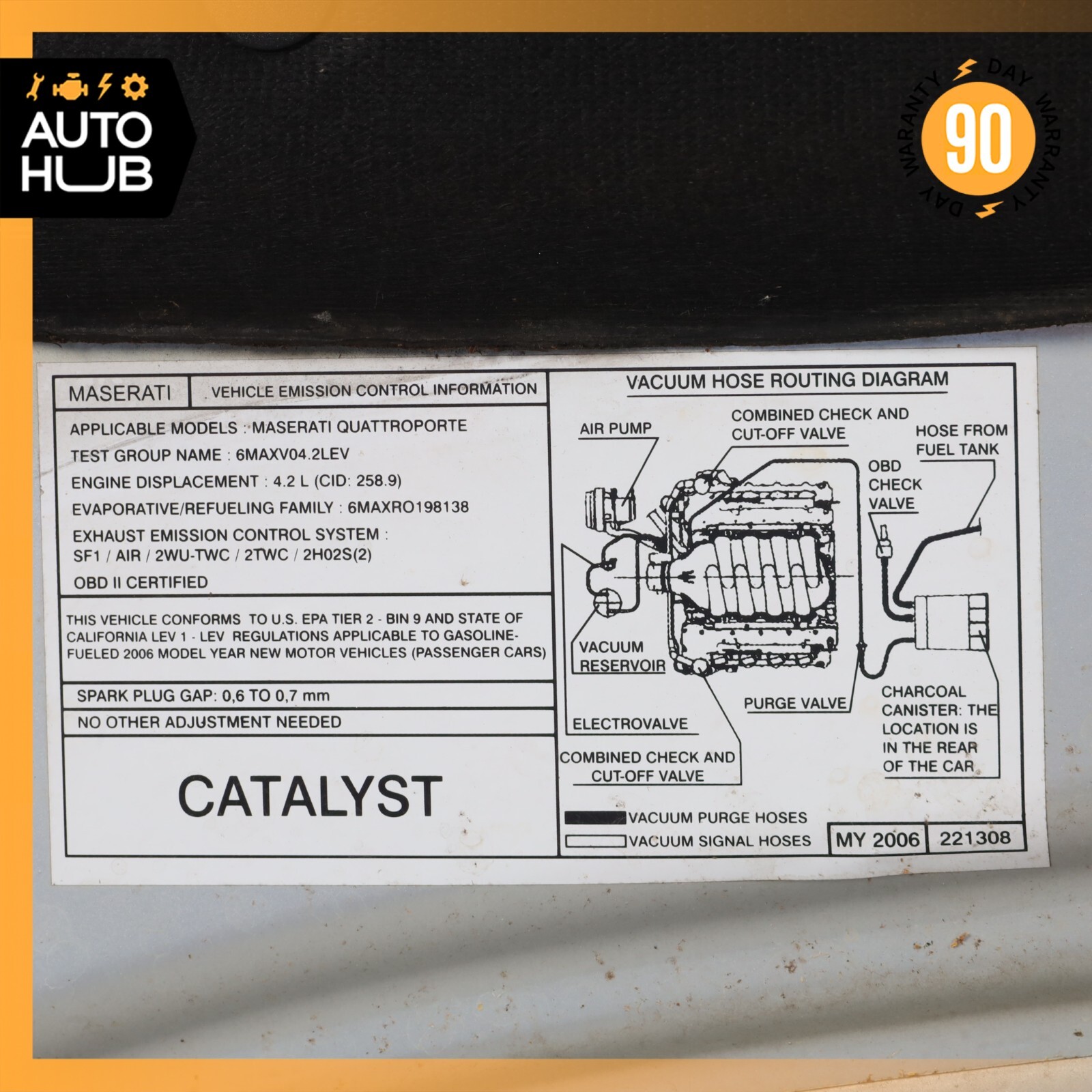 03-13 Maserati Quattroporte M139 Hood Bonnet Cover Panel Assembly OEM