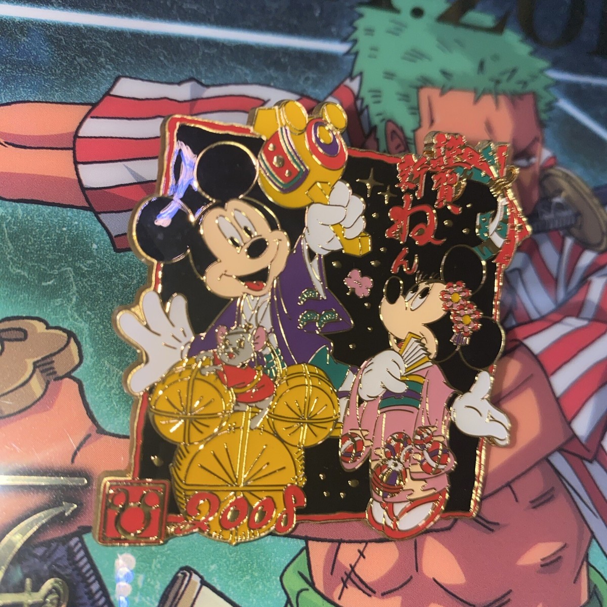 Mickey and Minnie Mouse Kimono Happy New Year 2008 Japan Disney