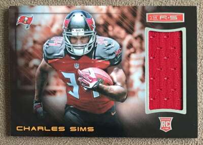 Charles Sims 2014 Panini Rookies & Stars Rookie Jersey #11 Buccaneers Relic RC