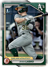 2024 Bowman - Prospects Ryan Lasko #BP-105 Athletics 1st Bowman