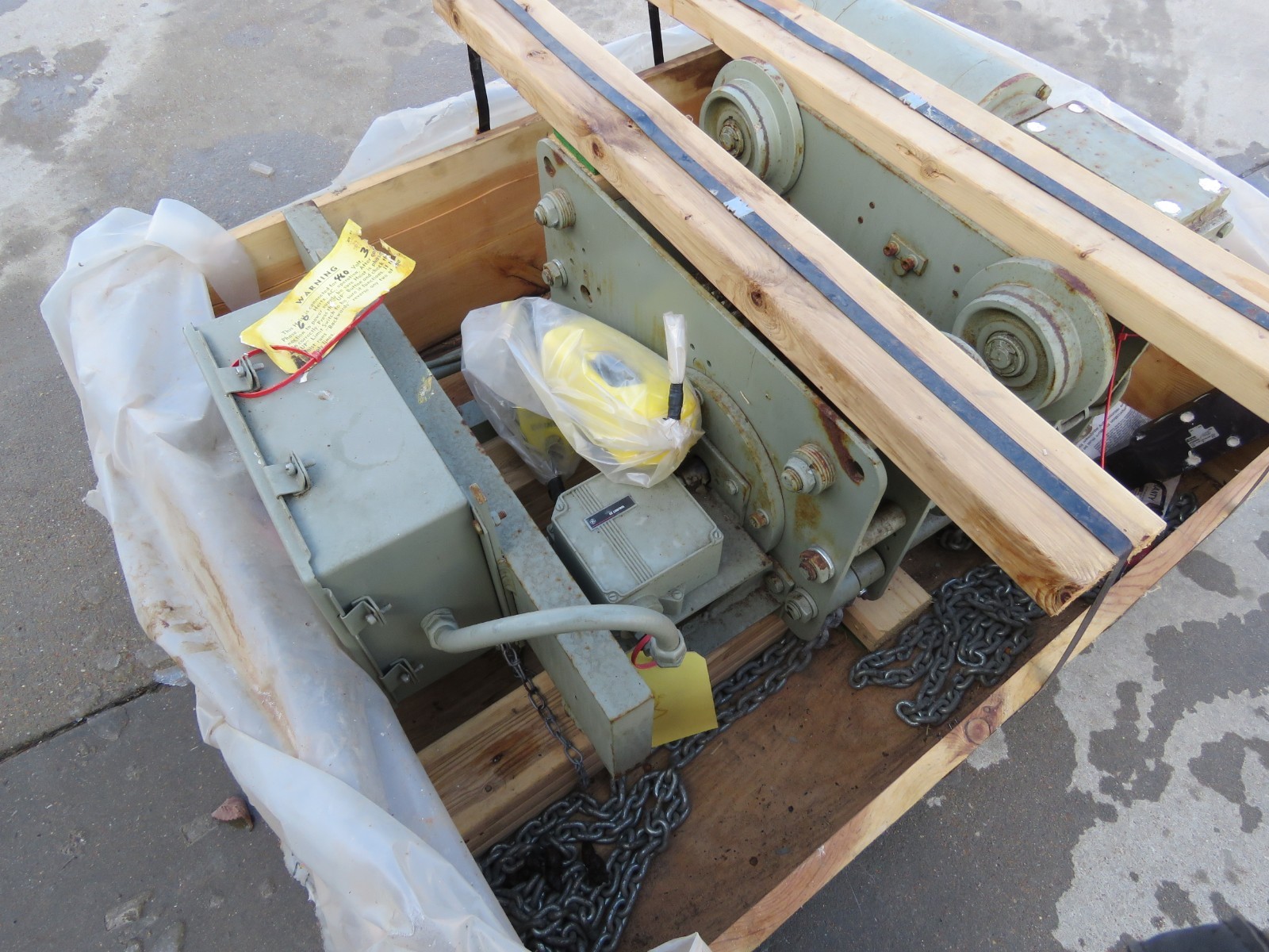 CHESTER WORM DRIVE HOIST 1 TON ELP.0100S NEW OLD STOCK eBay