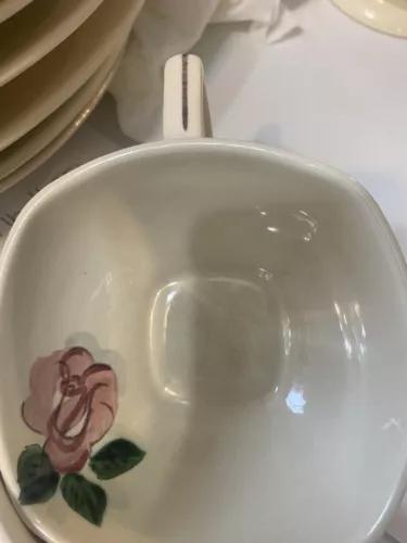 red wing pottery coffee cup