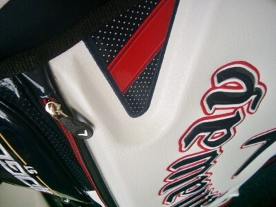 Callaway Rogue Athlete Tour Model white navy red 3-point Golf Bag