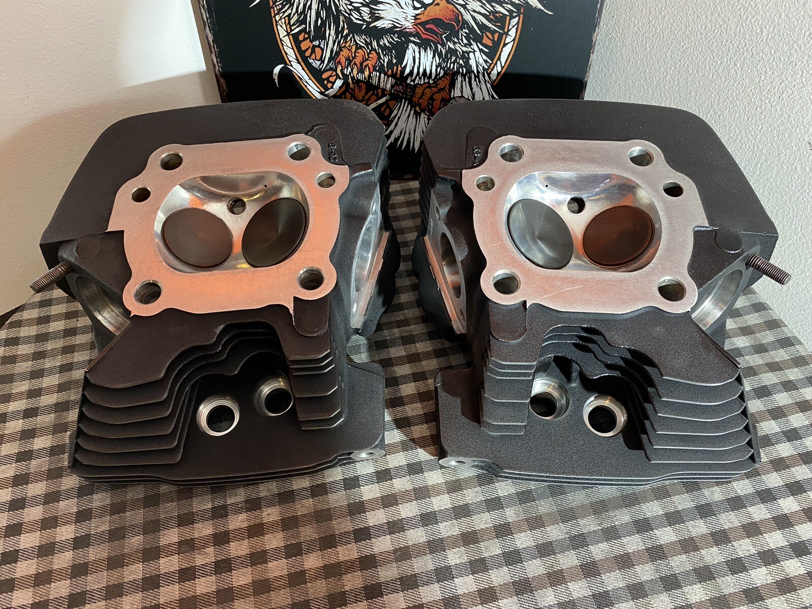 Harley Twin Cam Heads Stage 2 High Performance Ported & Polished fits