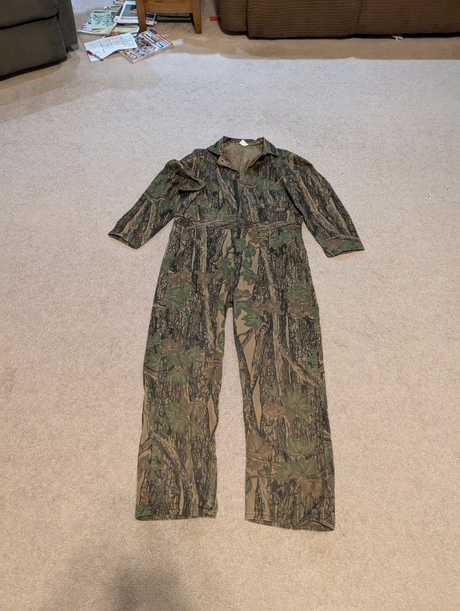 Vintage Trebark Camo Coveralls Large Regular Hunting Coveralls - Main Image