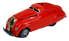 VINTAGE SCHUCO KOMMANDO ANNO 2000 RED WINDUP CAR MADE IN GERMANY