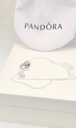 Pandora   Circle   Heart   Pendant   Sterling Silver   Pandora Necklace