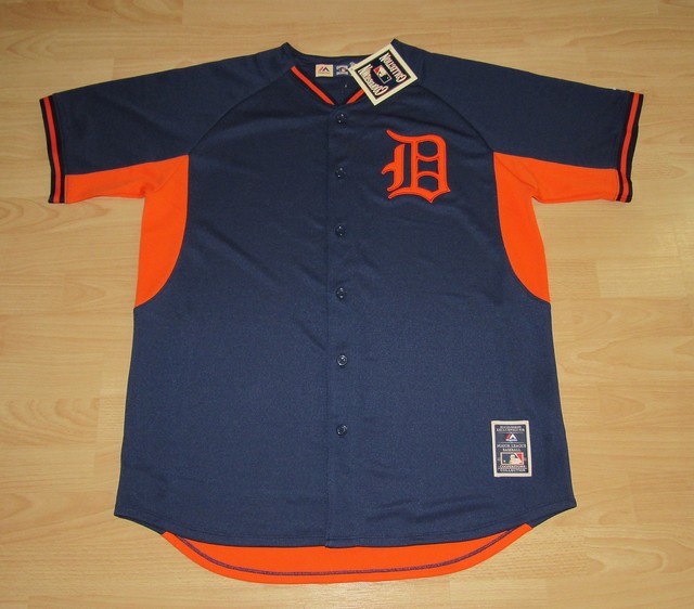 Majestic Detroit Tigers Cooperstown Collection Baseball Jersey Men's