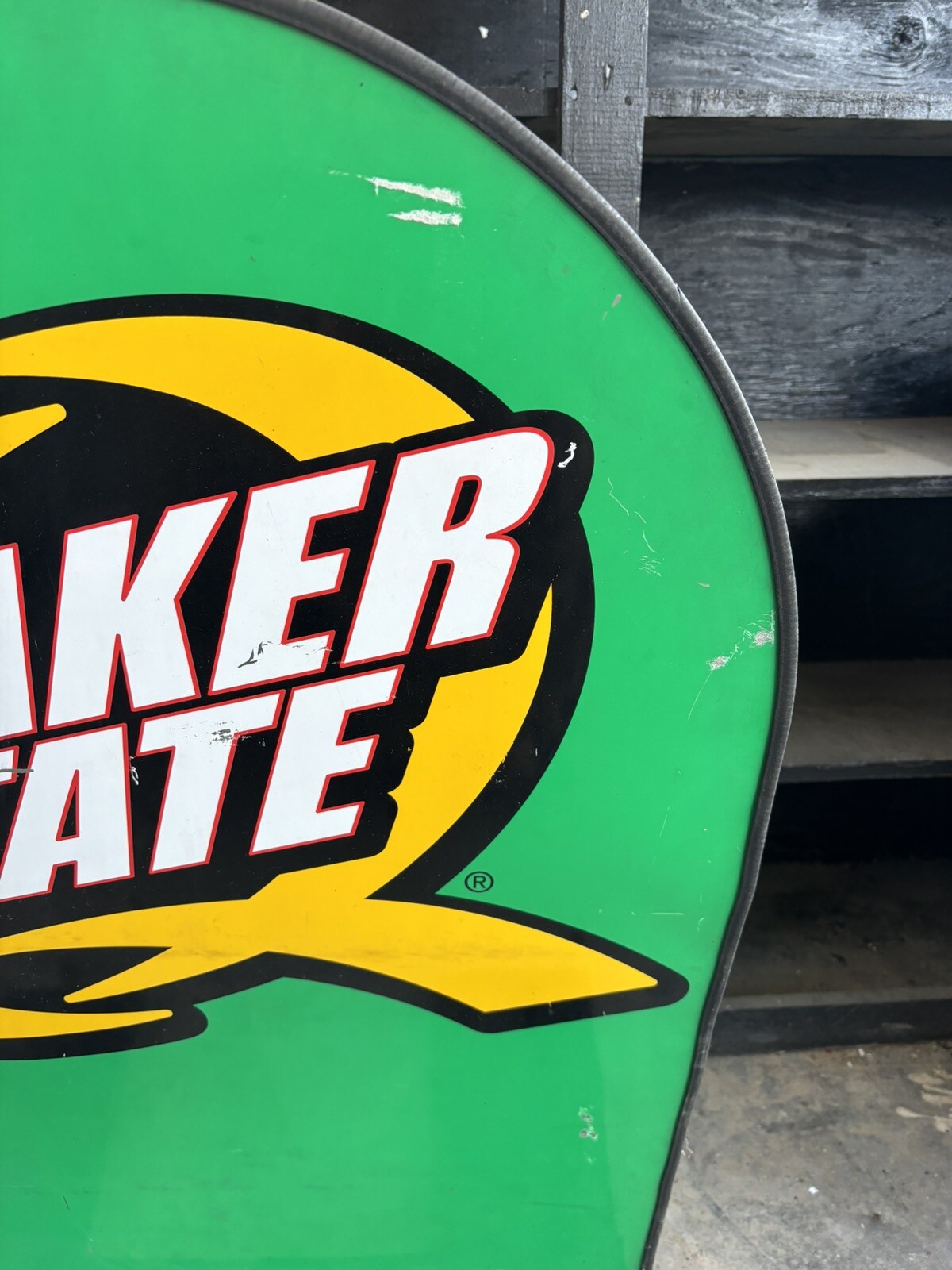 Authentic Quaker State Double Sided Tombstone 