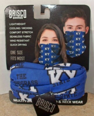 Lot of 6 BRISCO BRANDS KENTUCKY Bluegrass State GAITER Face Mask Headwear