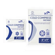 Up to 75x Instant Cold Compress Ice Packs for Dental Medical Pain Relief