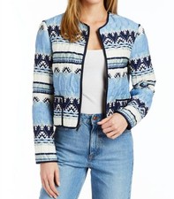 Drew Pattern Zip-Up Size S