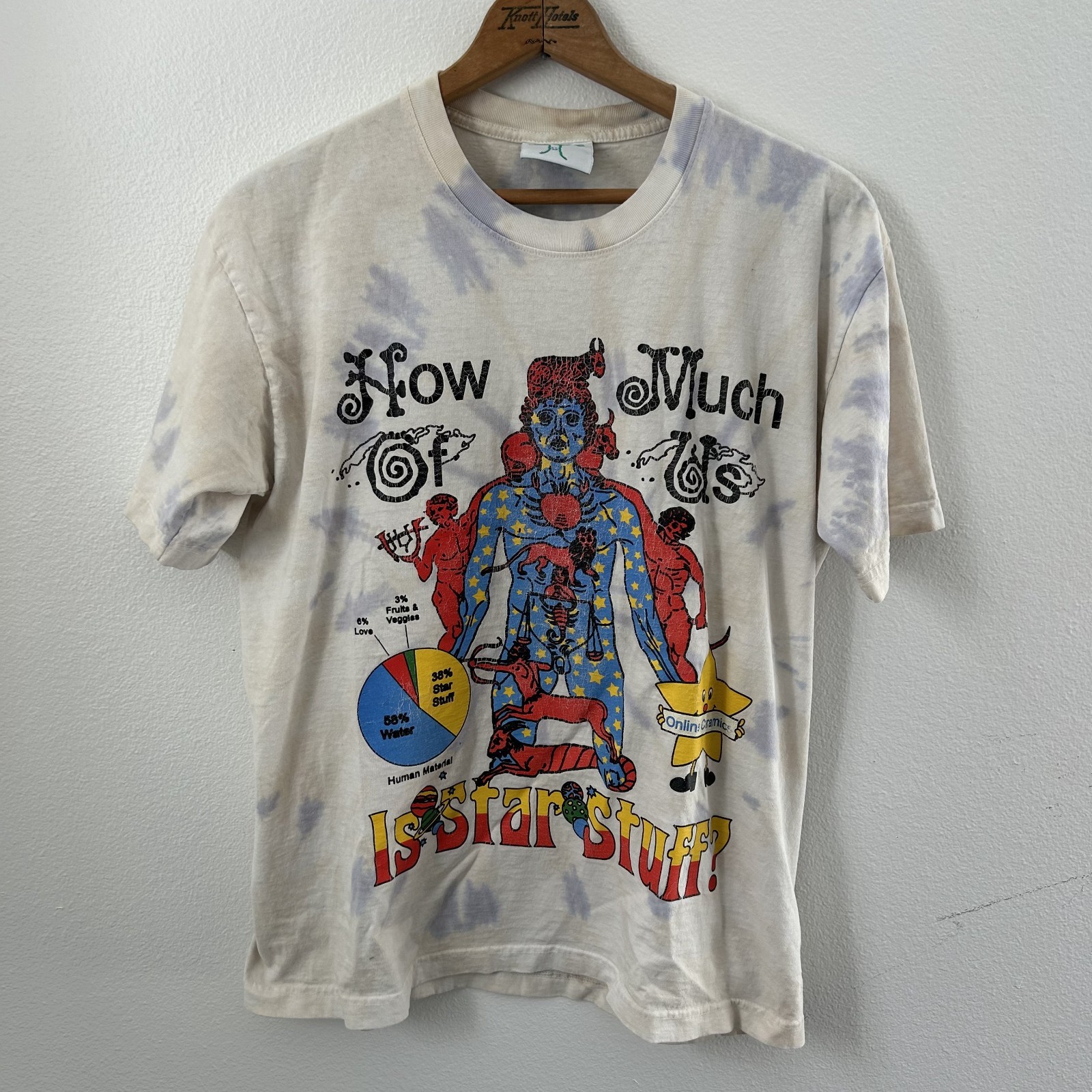 Online Ceramics Shirt How Much Of Us Is Star Stuff Graphic Large Tie Dye T-Shirt