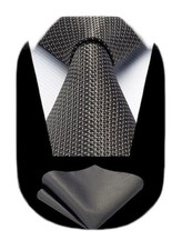 Polka Dot Ties for Men Classic Silk 8.5cm / 3.4 inches in Width G-dark Green